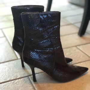 Nine West snake skin boots